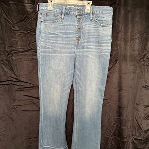 J Crew , Billie Demi, Boot Crop jeans , size 32